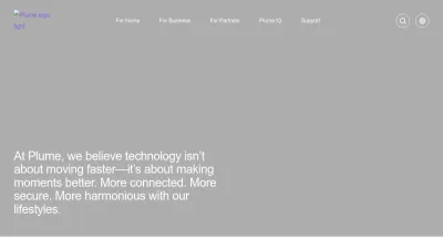 Screenshot preview of plume.com