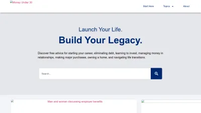 Screenshot preview of moneyunder30.com