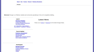 Screenshot preview of smogon.com