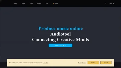 Screenshot preview of audiotool.com