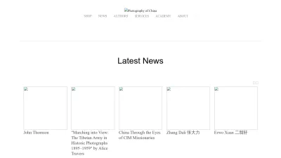 Screenshot preview of photographyofchina.com
