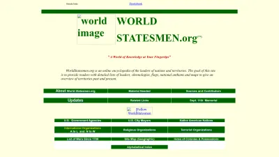 Screenshot preview of worldstatesmen.org