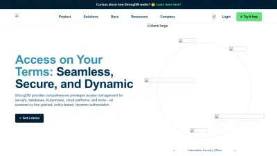 Screenshot preview of strongdm.com