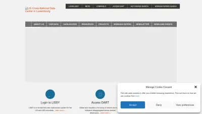 Screenshot preview of lisdatacenter.org