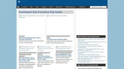Screenshot preview of sf.funcheap.com