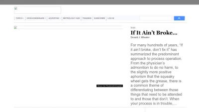 Screenshot preview of qualitydigest.com