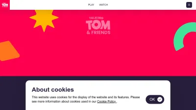 Screenshot preview of talkingtomandfriends.com
