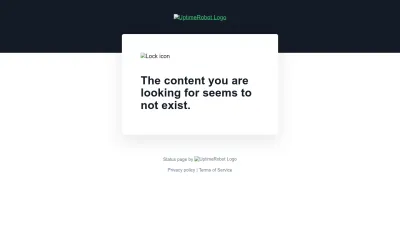 Screenshot preview of stats.uptimerobot.com