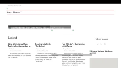 Screenshot preview of southfloridagaynews.com