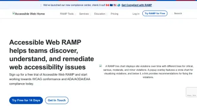 Screenshot preview of accessibleweb.com