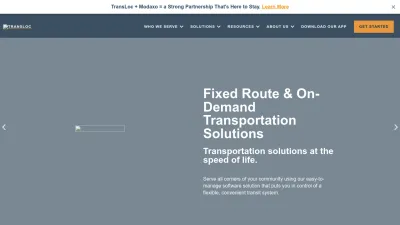 Screenshot preview of transloc.com