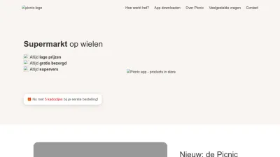 Screenshot preview of picnic.app