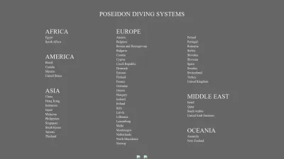 Screenshot preview of poseidon.com
