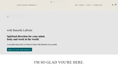 Screenshot preview of daniellelaporte.com