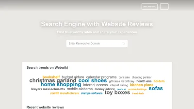 Screenshot preview of webwiki.com
