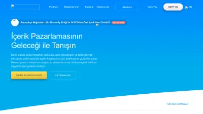 Screenshot preview of icerikbulutu.com
