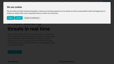 Screenshot preview of falco.org