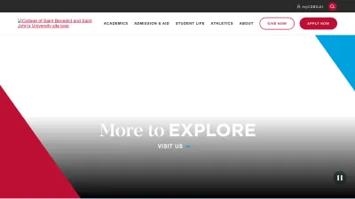Screenshot preview of csbsju.edu