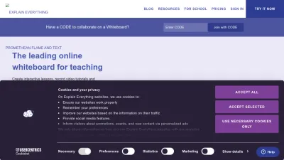 Screenshot preview of explaineverything.com