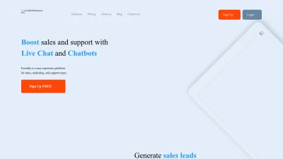 Screenshot preview of formilla.com