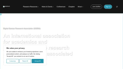 Screenshot preview of digra.org
