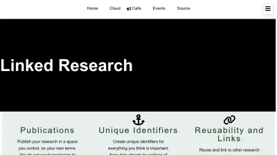 Screenshot preview of linkedresearch.org