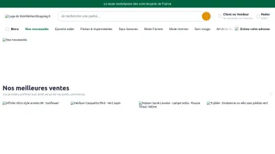 Screenshot preview of mavillemonshopping.fr