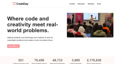 Screenshot preview of codeday.org