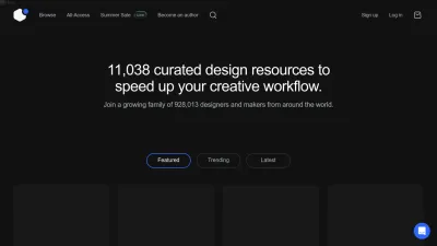 Screenshot preview of ui8.net