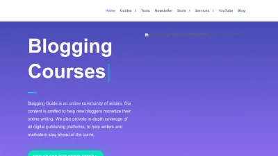 Screenshot preview of bloggingguide.com
