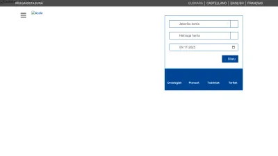 Screenshot preview of euskotren.eus
