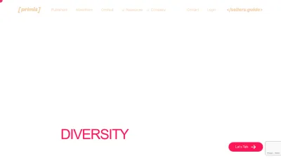 Screenshot preview of primis.tech