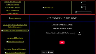 Screenshot preview of slifkergames.com