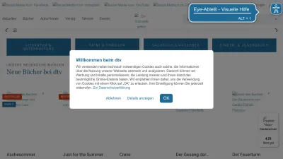 Screenshot preview of dtv.de