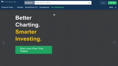 Screenshot preview of stockcharts.com