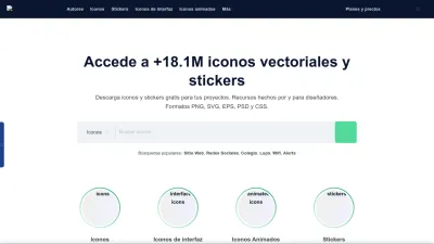 Screenshot preview of flaticon.es