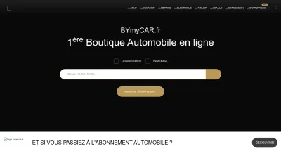 Screenshot preview of bymycar.fr
