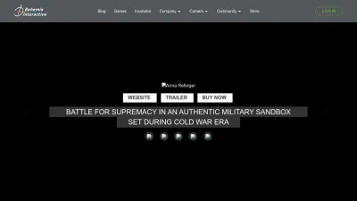 Screenshot of Bohemia.net