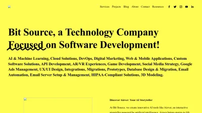 Screenshot preview of bitsourceky.com