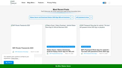 Screenshot preview of wifipasswordshow.app