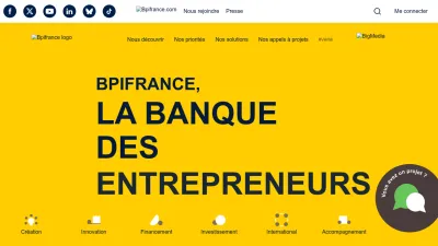 Screenshot preview of bpifrance.fr