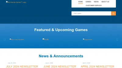 Screenshot preview of riograndegames.com