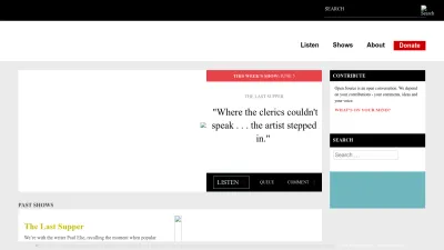 Screenshot preview of radioopensource.org