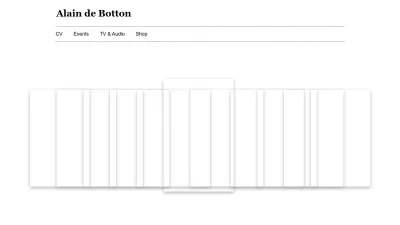 Screenshot preview of alaindebotton.com