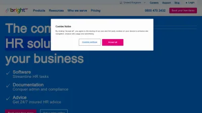 Screenshot preview of brighthr.com