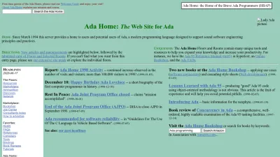 Screenshot preview of adahome.com