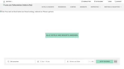 Screenshot preview of falkensteiner.com