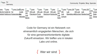 Screenshot preview of codefor.de