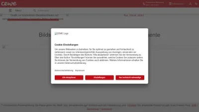 Screenshot preview of cewe.de