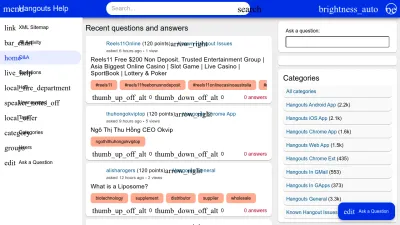 Screenshot preview of hangoutshelp.net